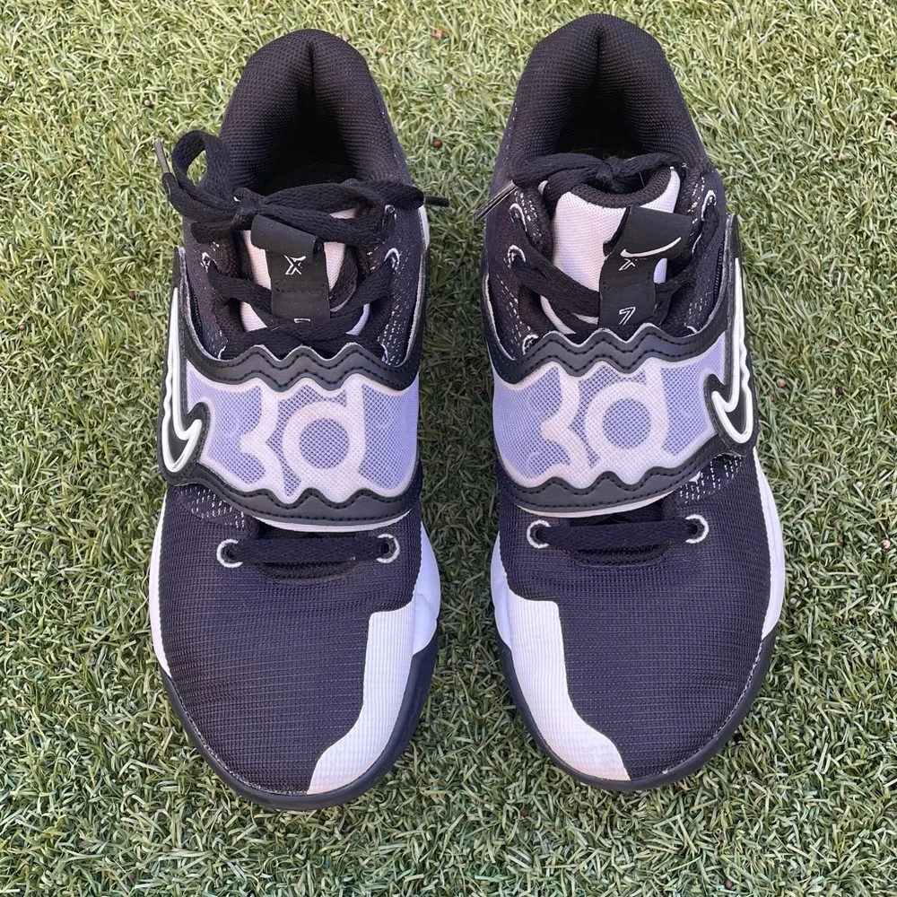 Nike KD Trey 5 X Black Volt White Sneakers with Neon Accents